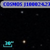 COSMOS J100024.27+024525.2