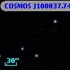 COSMOS J100037.74+024517.0