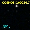 COSMOS J100034.74+024514.8