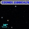 COSMOS J100034.76+024501.8