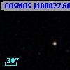 COSMOS J100027.80+024447.3