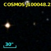 COSMOS J100048.23+024449.3