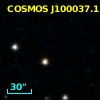 COSMOS J100037.11+024437.3