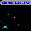 COSMOS J100037.04+024435.9