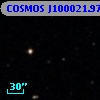 COSMOS J100021.97+024428.2
