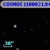 COSMOS J100021.94+024429.3