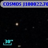 COSMOS J100022.70+024425.7