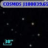 COSMOS J100039.65+024422.6