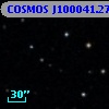 COSMOS J100041.27+024409.0