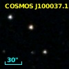 COSMOS J100037.11+024410.5