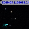 COSMOS J100036.24+024407.7
