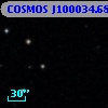 COSMOS J100034.68+024402.8