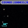 COSMOS J100033.20+024354.7
