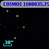 COSMOS J100035.75+024352.1