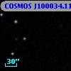 COSMOS J100034.11+024349.5