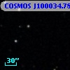 COSMOS J100034.78+024318.7