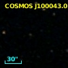 COSMOS J100043.01+024306.1