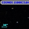 COSMOS J100023.04+024225.7