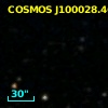 COSMOS J100028.46+024223.0