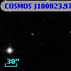 COSMOS J100023.97+024006.4