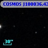 COSMOS J100036.42+023951.8