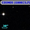 COSMOS J100023.75+023923.5