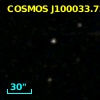COSMOS J100033.72+023906.9