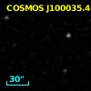 COSMOS J100035.46+023904.4