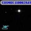COSMOS J100029.69+023901.4