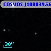 COSMOS J100039.56+023830.4