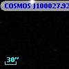 COSMOS J100027.92+023802.6