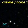 COSMOS J100003.79+024729.9