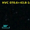 HVC 070.6+43.8-142
