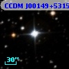 CCDM J00149+5315AB