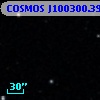 COSMOS J100300.39+025135.0