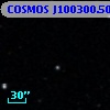 COSMOS J100300.50+025058.1