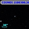 COSMOS J100300.36+025050.1