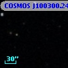COSMOS J100300.24+024915.6