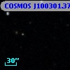 COSMOS J100301.37+024911.3
