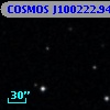 COSMOS J100222.94+025429.7