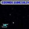 COSMOS J100216.74+025410.2