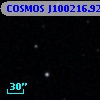 COSMOS J100216.92+025403.5
