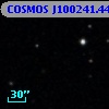 COSMOS J100241.44+025352.4