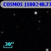 COSMOS J100240.77+025327.8
