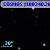 COSMOS J100240.26+025312.4