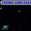 COSMOS J100218.64+025254.0