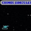 COSMOS J100251.67+025151.6