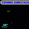 COSMOS J100224.37+025139.1