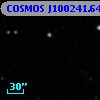 COSMOS J100241.64+025121.6