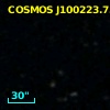 COSMOS J100223.75+024848.2